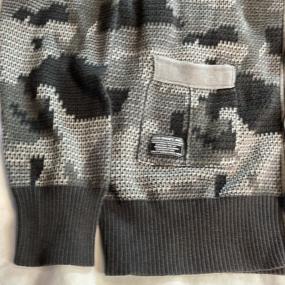 DC Shoes Men’s Knit Hooded Camo Cardigan Size Large - Picture 6 of 9